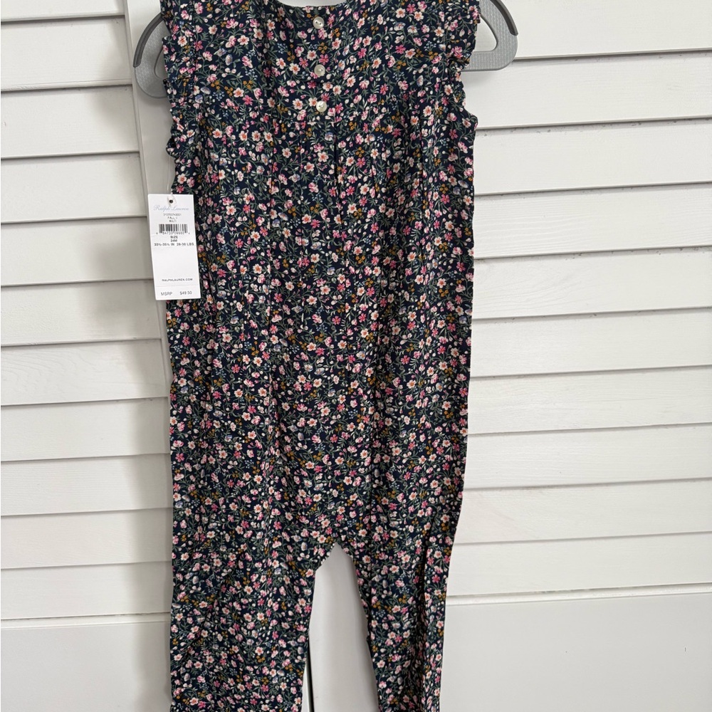 Ralph Lauren girls Floral Rompers